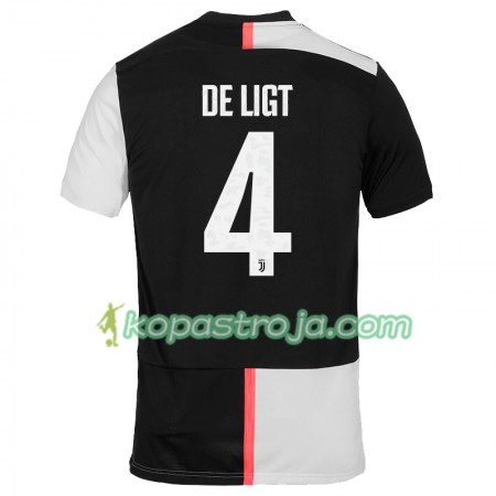 Billiga Fotbollströjor Juventus Matthijs de Ligt 4 Hemma tröja 2019/20 Kortärmad